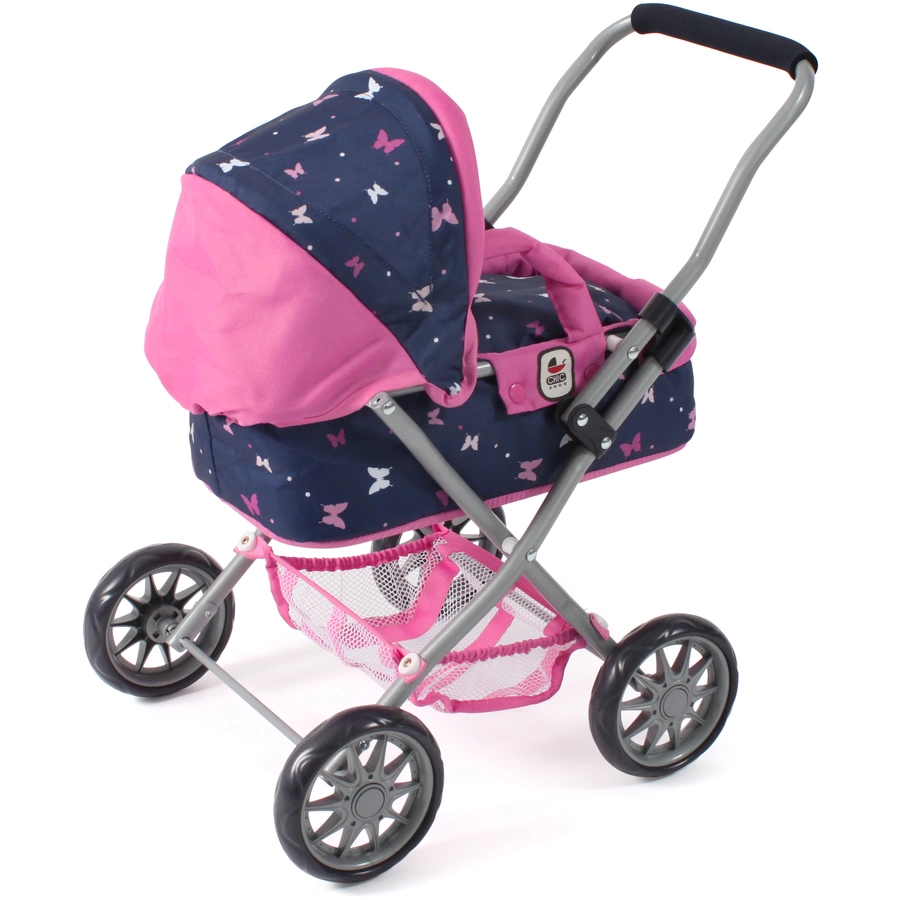 BAYER CHIC 2000 Mini-Kuschelwagen SMARTY Butterfly navy-pink