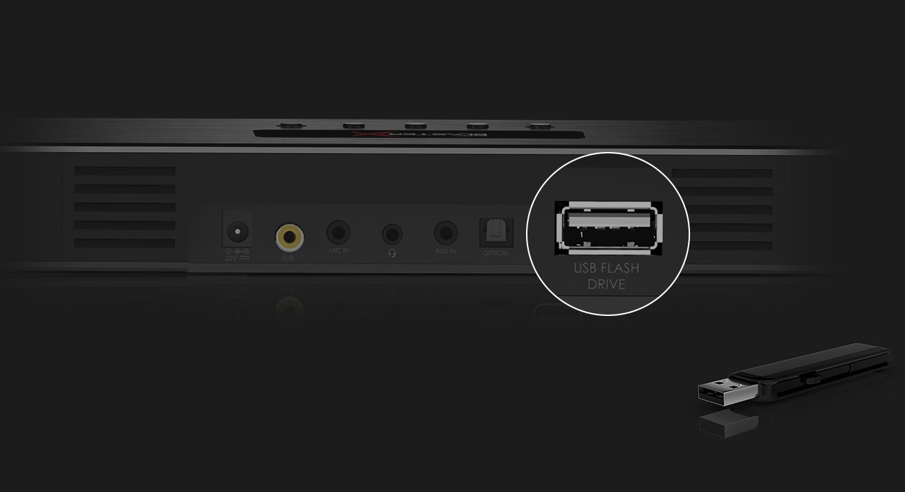 Creative - Sound Blaster X Katana - Gaming Soundbar