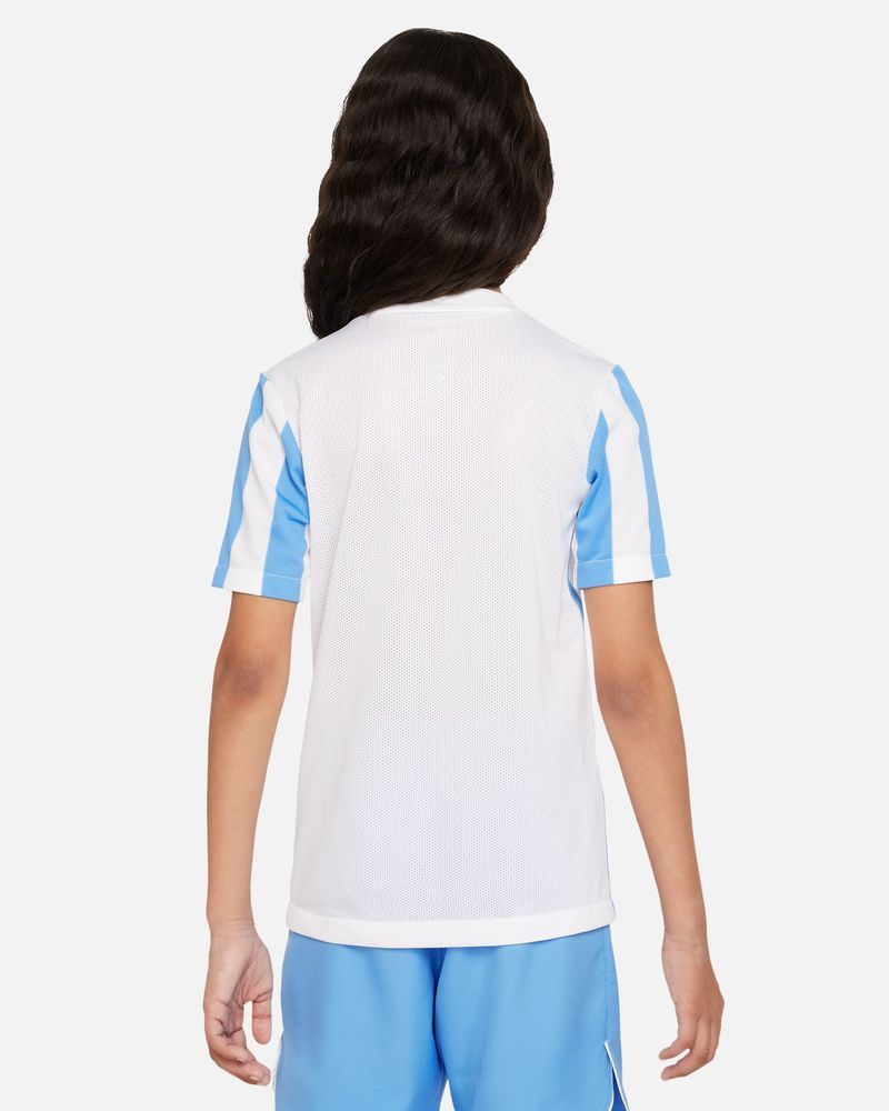 Maillot Nike Striped Division IV Blanc & Bleu Ciel pour enfant