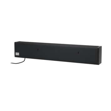 Eurom Alutherm Baseboard 1500 zwart met WiFi