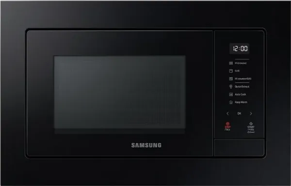 Samsung MQ7000A MG23A7318CK - Mikrobølgeovn med grill - til indbygning - 23 liter - 800 W - sort