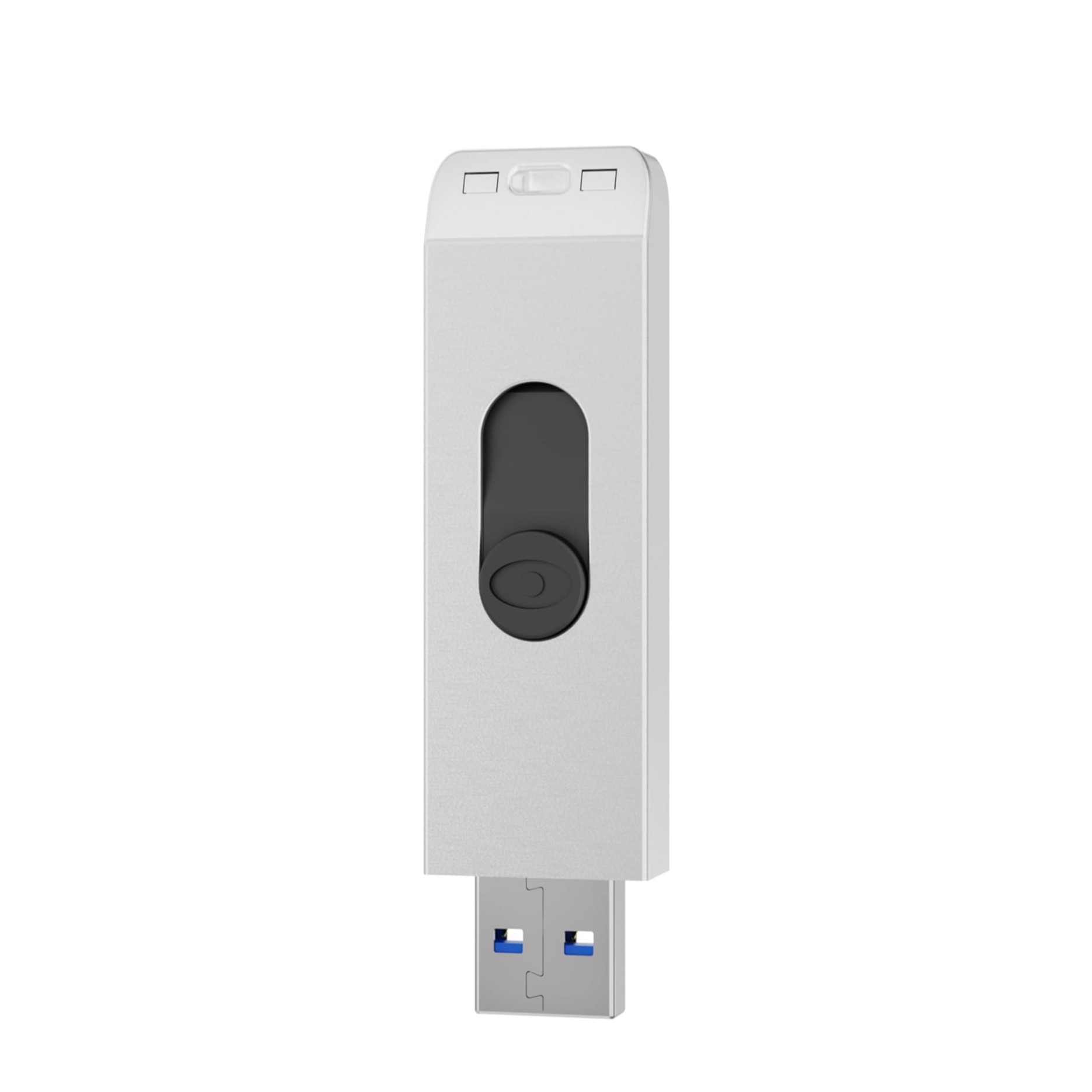 256GB USB 3.2 Speicher Stick mit 120 Mbit/s Lesegeschwindigkeit (HPFD819W-A-256) - Silber