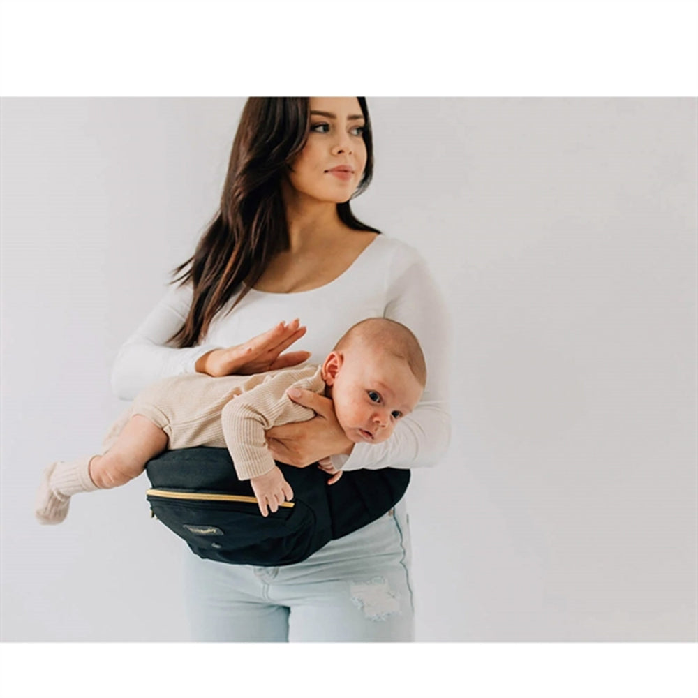 Køb Tushbaby V2 Hip Carrier Black Gold