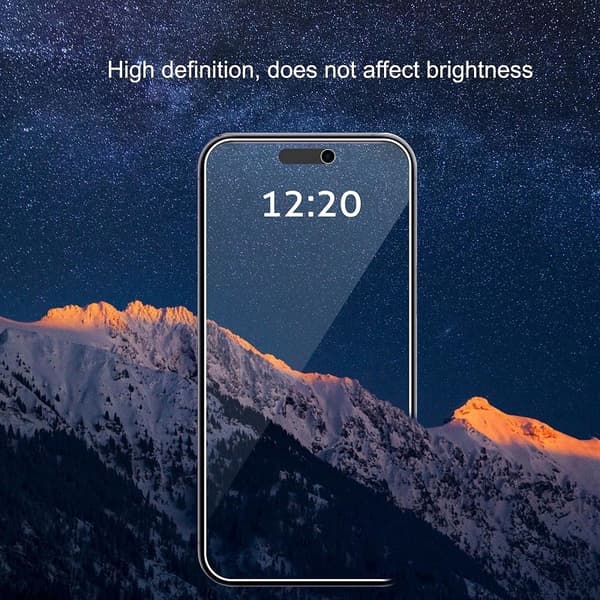 2 stk iPhone 13 Privacy skjermbeskytter Privacy skjermbeskytter
