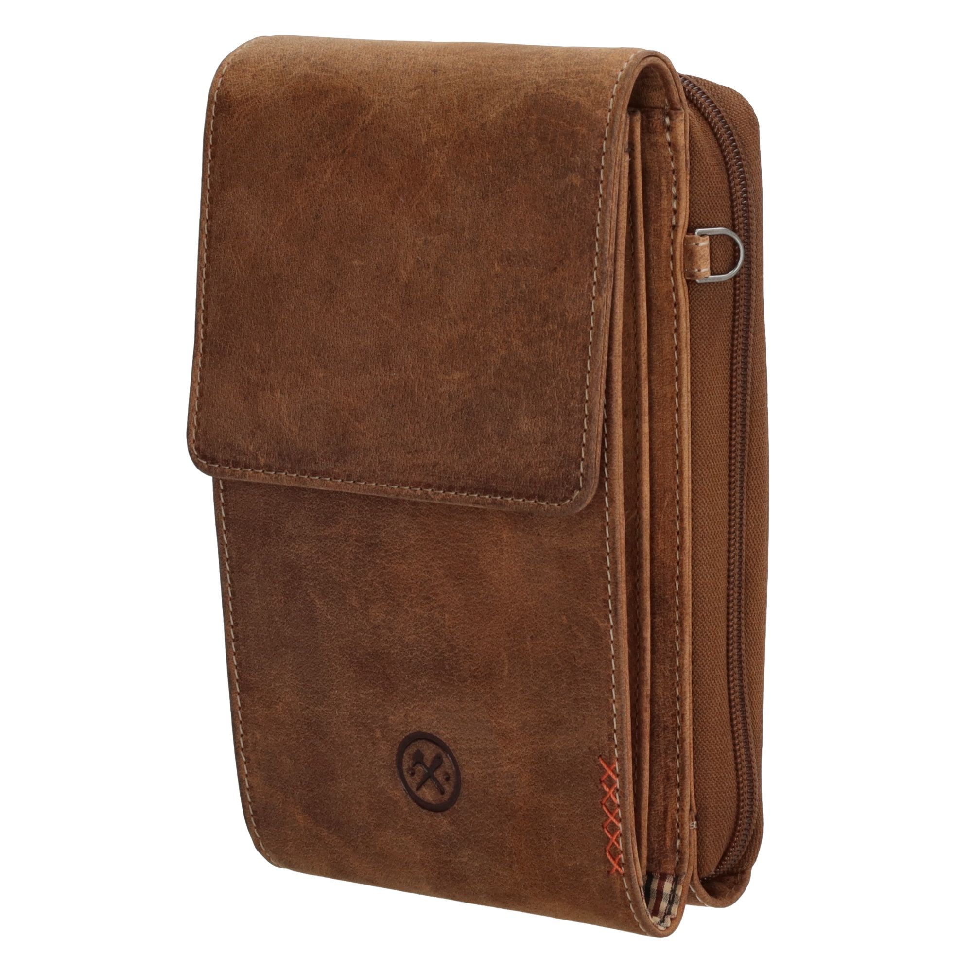 Hide & Stitches Idaho Telefoontasje Bruin