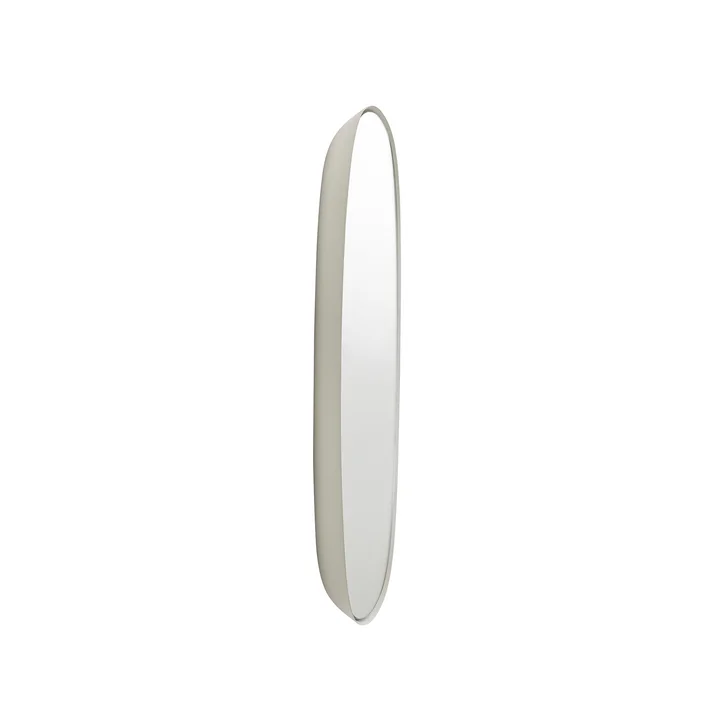 Muuto - Framed Mirror, klein, grau / Klarglas