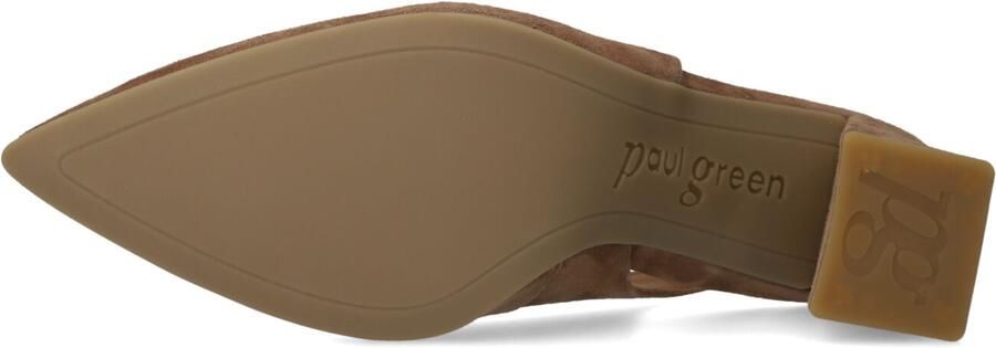 PAUL GREEN Slingbacks Dames 6101 Maat: 40 Materiaal: Suède Kleur: Camel