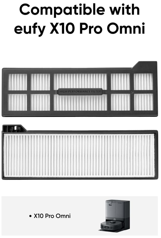 Eufy X10 Pro Omni støvsugerfilter T29E80W1 (2 stk.)