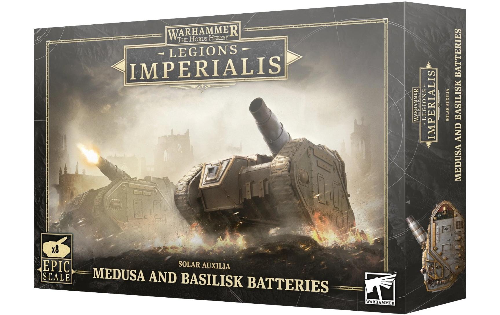 Warhammer Horus Heresy Medusa & Basilisk BatteriesWarhammer The Horus Heresy Miniaturen: Legions Imperialis Medusa & Basilisk Batteries