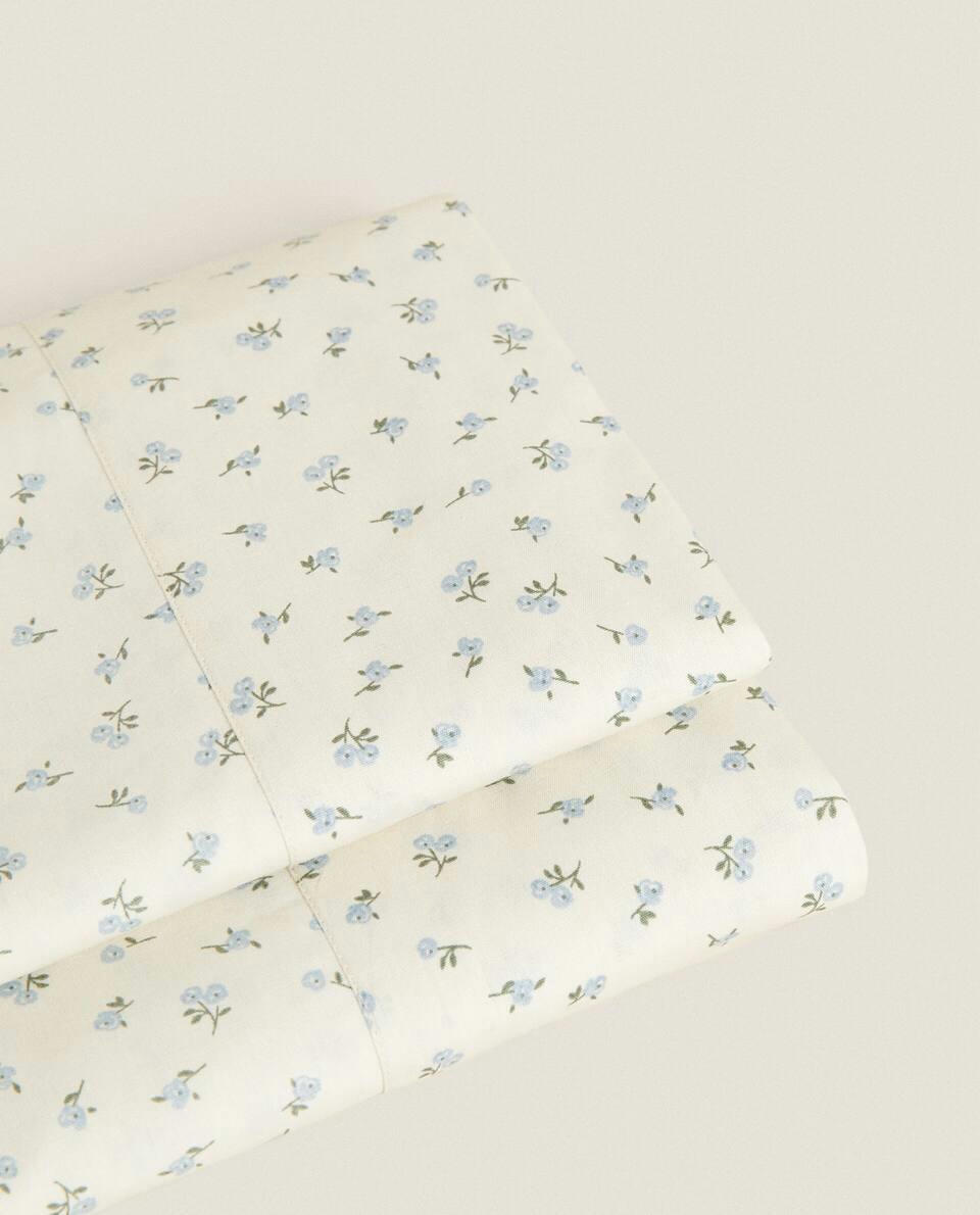 LENÇOL DE CIMA COM ESTAMPA FLORAL