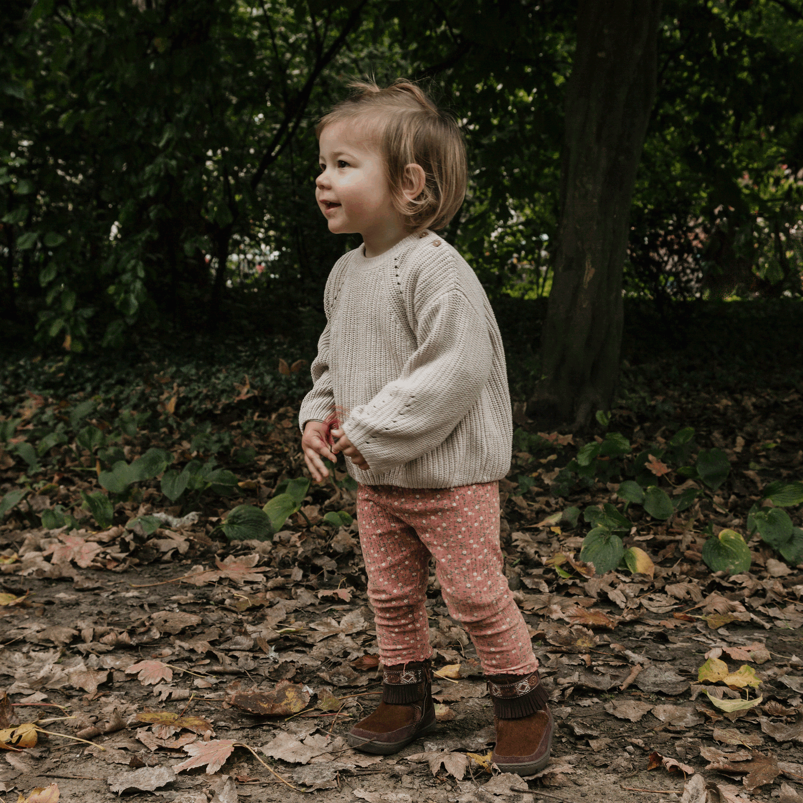 Shoesme cognac laarsje met fluffy voering Ponyhair, Suède | Sale