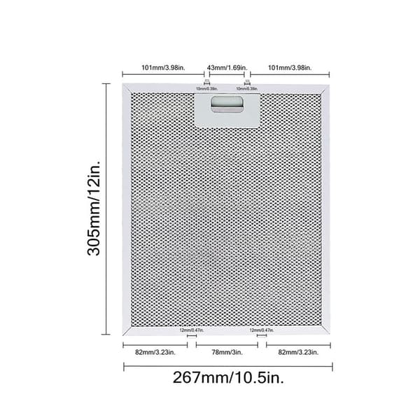 Fettfilter for Whirlpool kjøkkenvifte