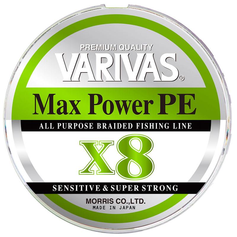 Tresse Varivas Max Power Pe X8 Lime Green - 150M