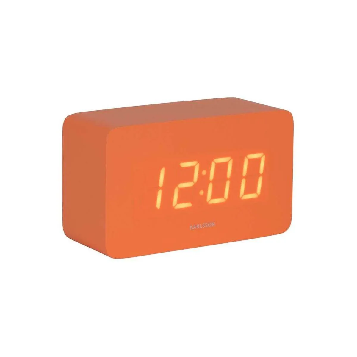 Karlsson Present Time Réveil Spry LED - Orange