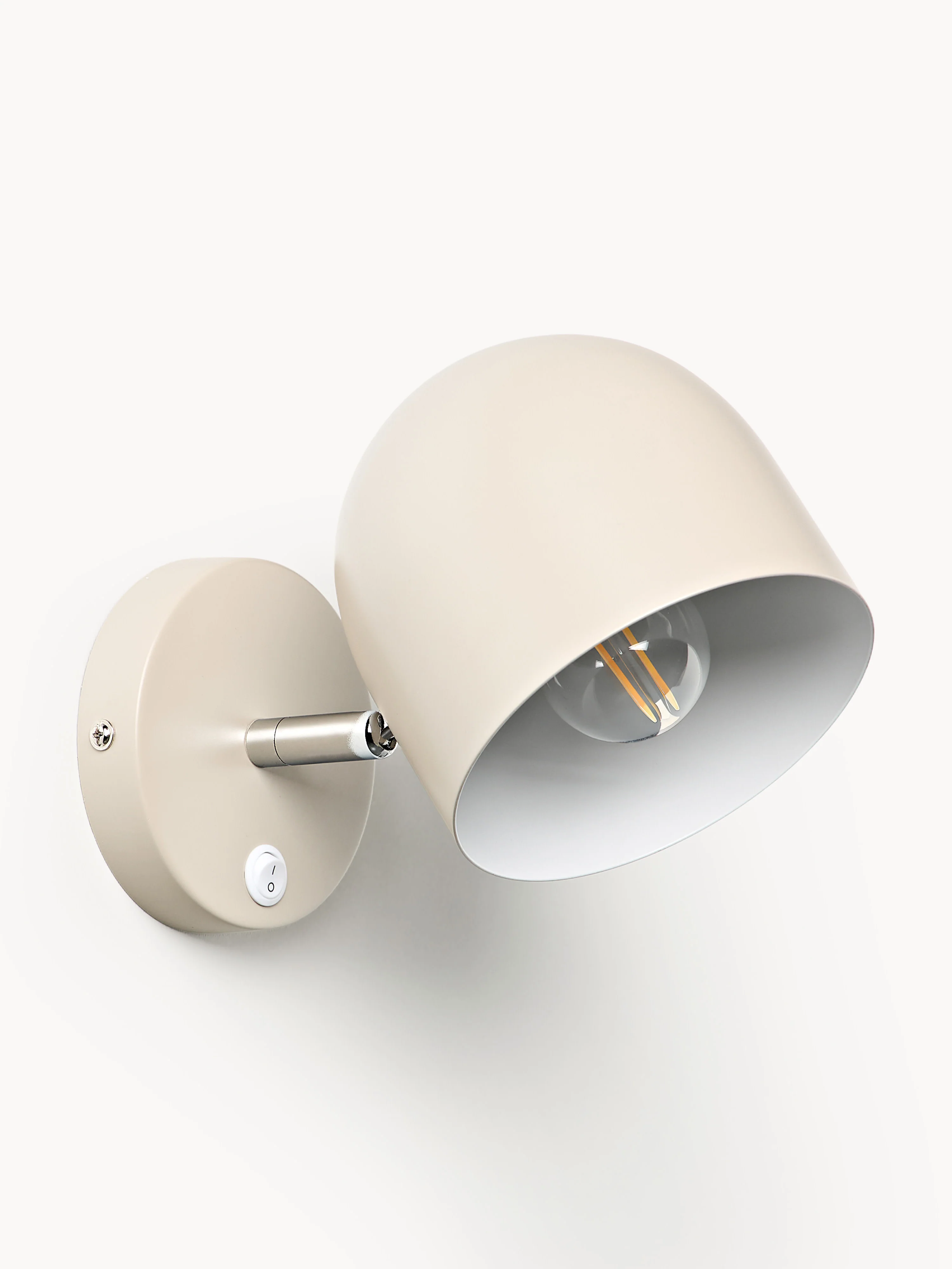 Verstelbare wandlamp Almo van metaal