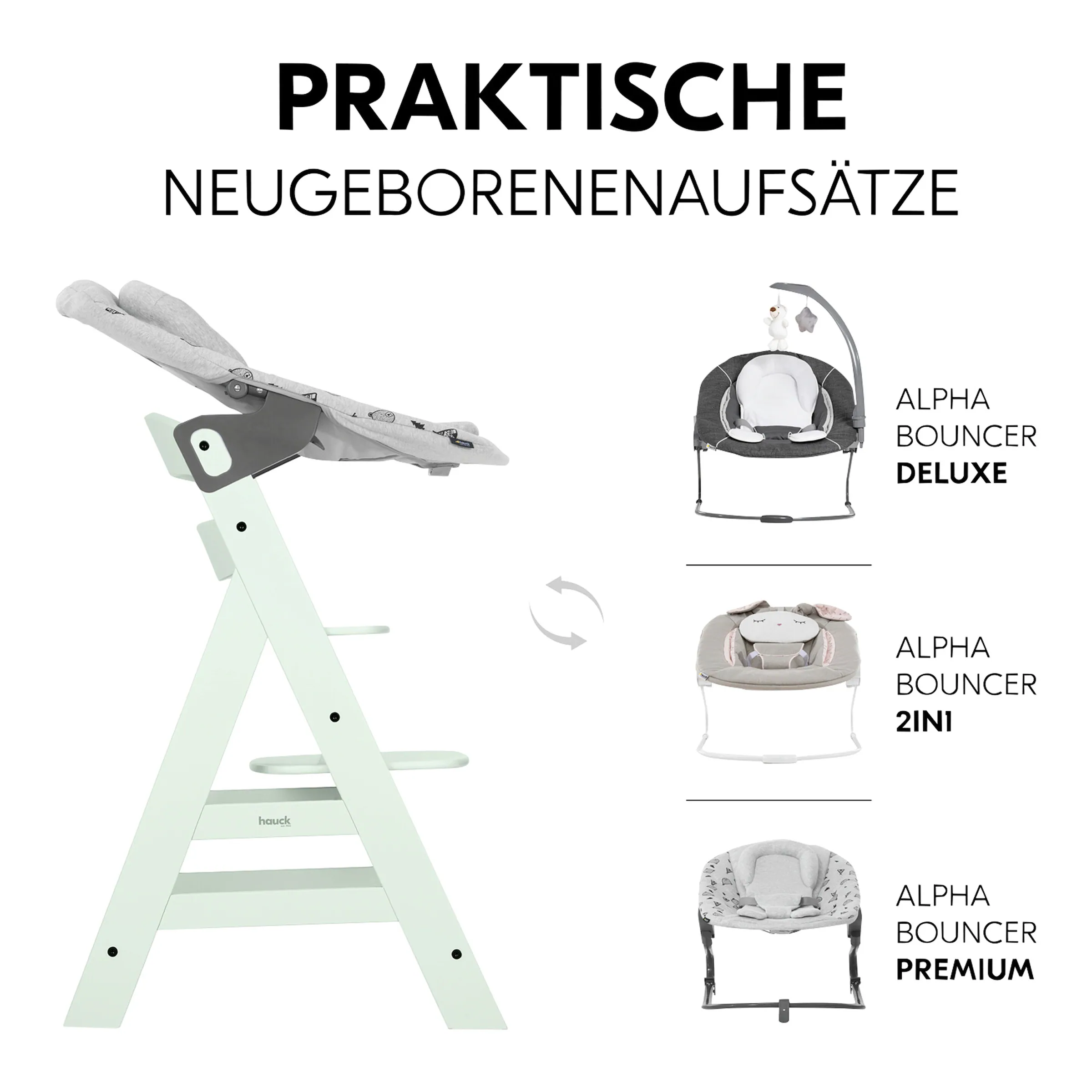 Hauck Hochstuhl Alpha + mint