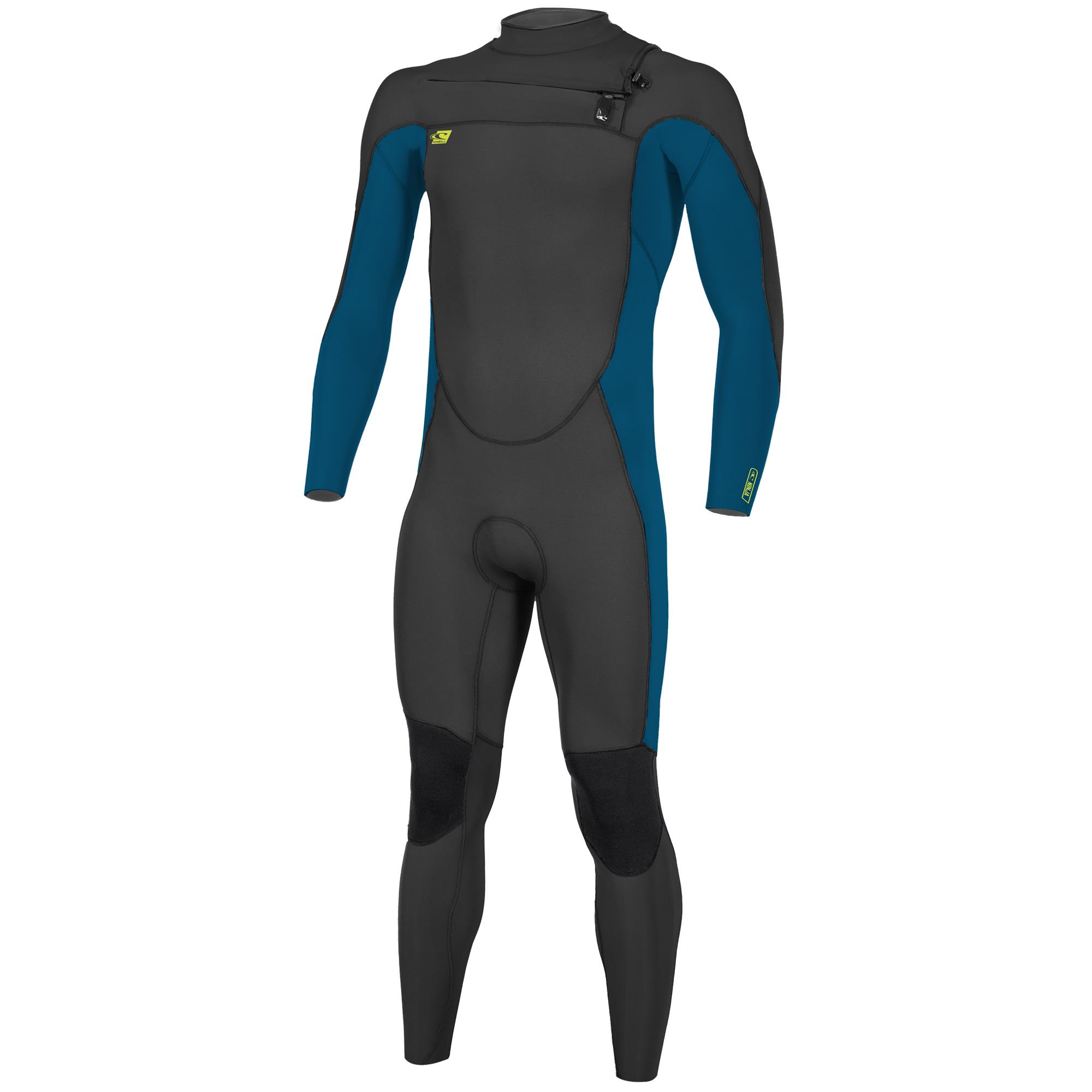 O'Neill Youth / Enfant Ninja 5/4 Front Zip - Black / Ultrablue 10 ans