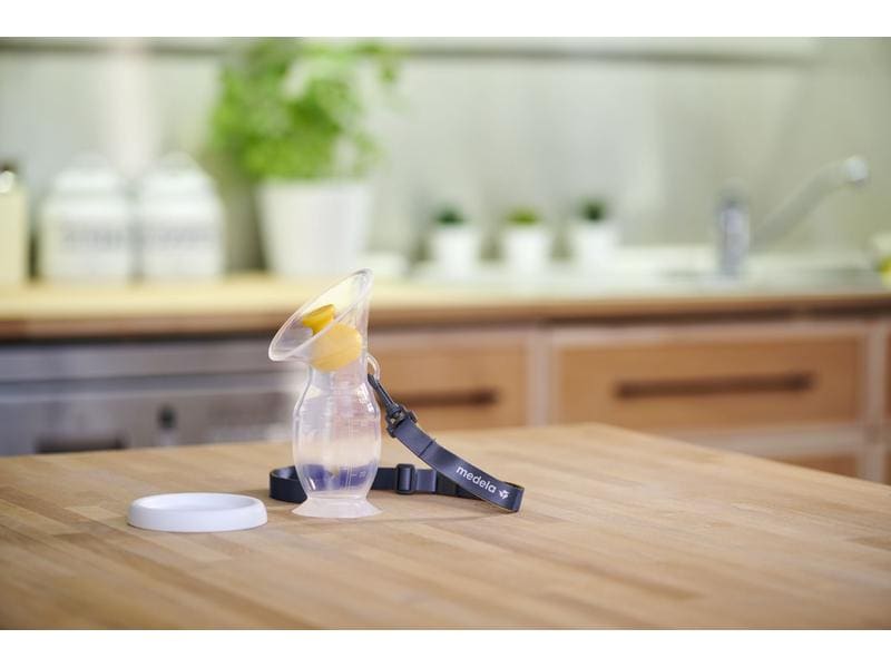 MEDELA Milchauffänger für Muttermilch Silikon-Auffangbehälter für Muttermilch