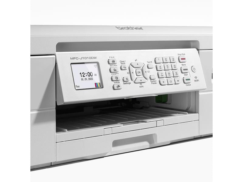 Brother Multifunktionsdrucker MFC-J1010DW WLAN-fähiger 4-in-1-Multifunktions-Tintenstrahldrucker