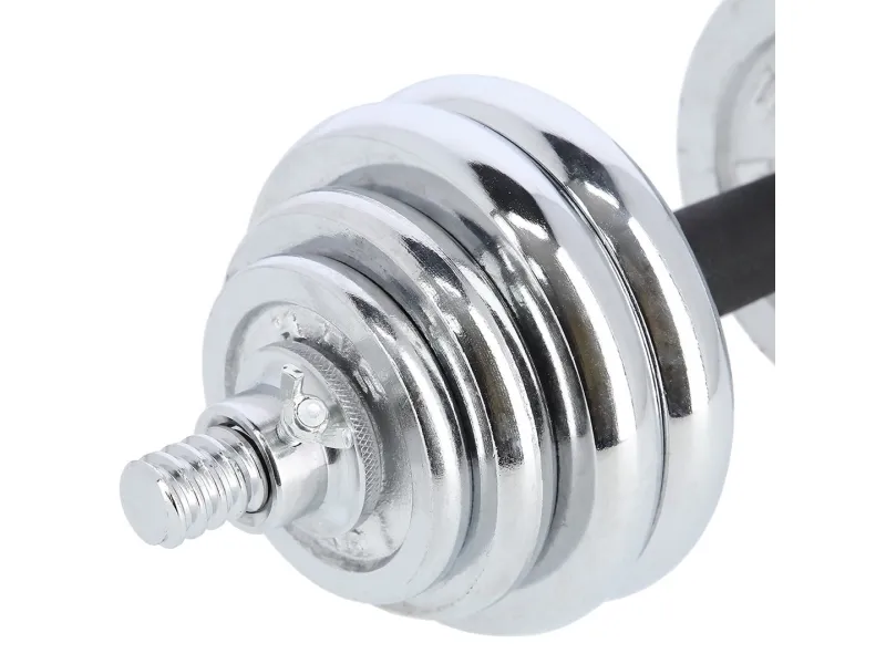 Vægtstænger-remme i en kuffert2i1 SGP30 HMS 2x15kg