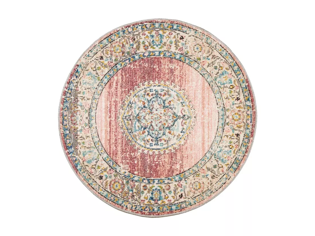 Tapis intérieur extérieur design vintage ø 120 cm