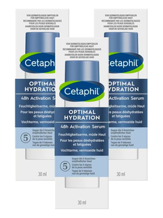 Cetaphil Optimal Hydration 48h Activation Serum Multiverpakking 3x30ML
