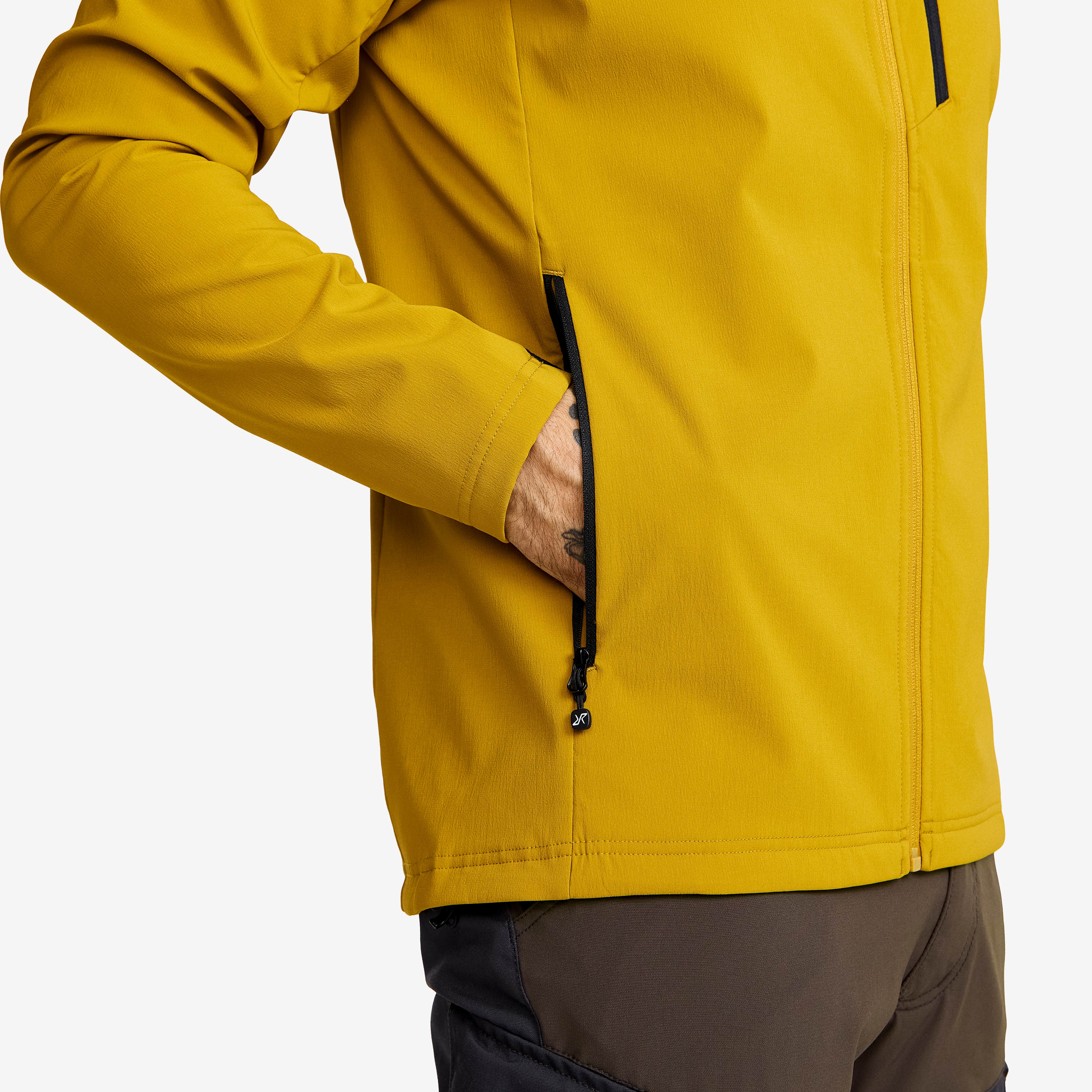Exciter Light Softshell Jacket Herre Golden Palm