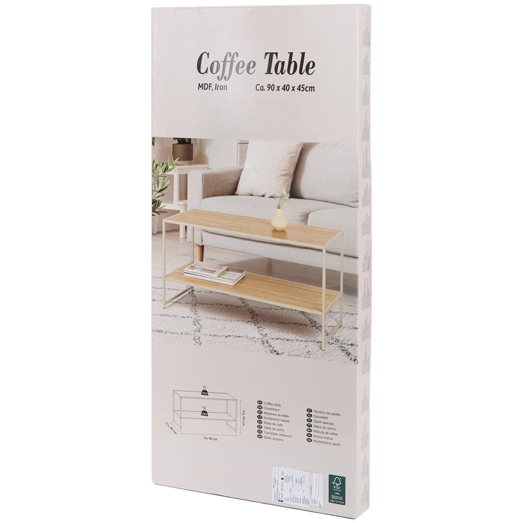 Salontafel 90 x 40 x 45 cm | diverse kleuren