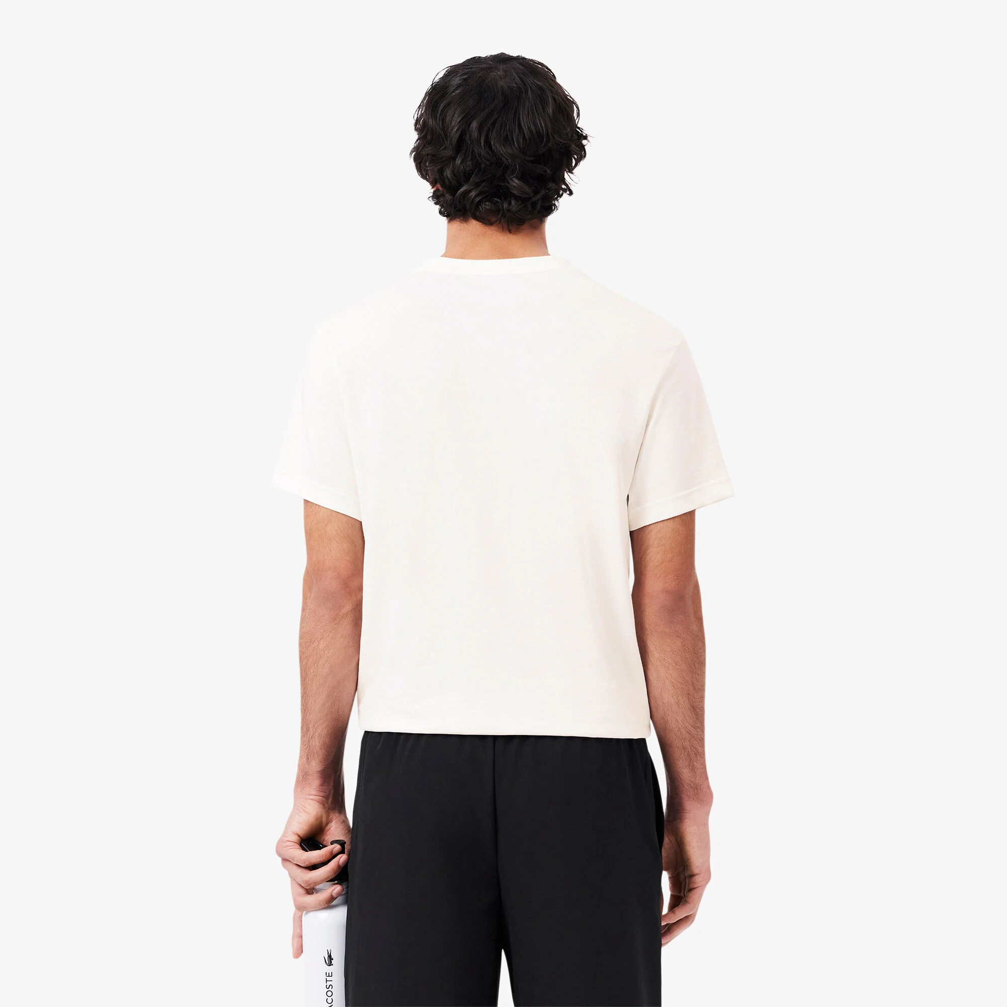 Lacoste T-shirt Hommes - Blanc , Noir