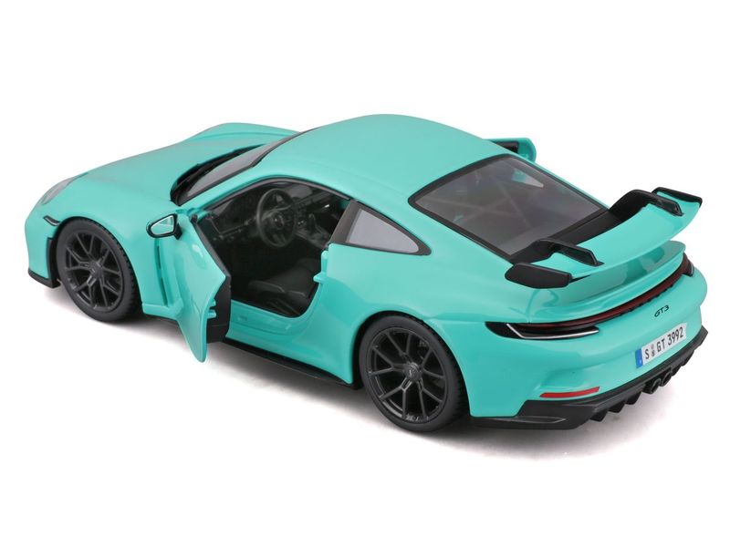 BBurago Porsche 911 GT3 Grün 1:24 Sammlermodell im Massstab 1:24