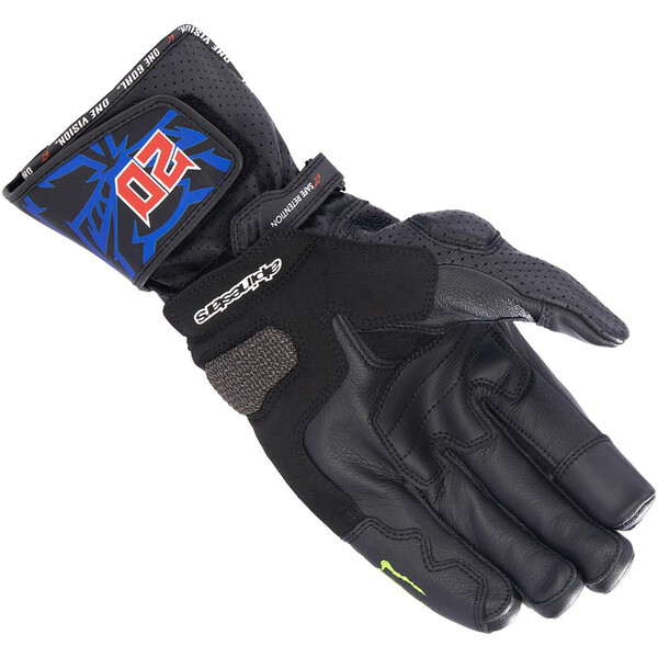 Alpinestars - Gants SP-8 V3 Monster Fabio Quartararo Noir / Bleu / Rouge