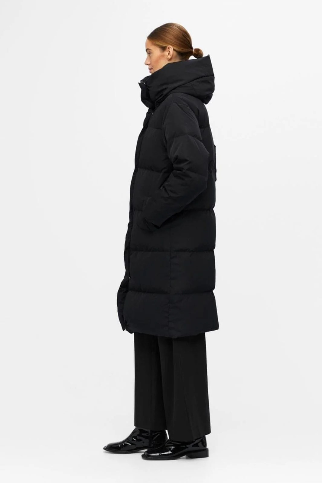 Object Objlouise Long Down Jacket 3140705 black