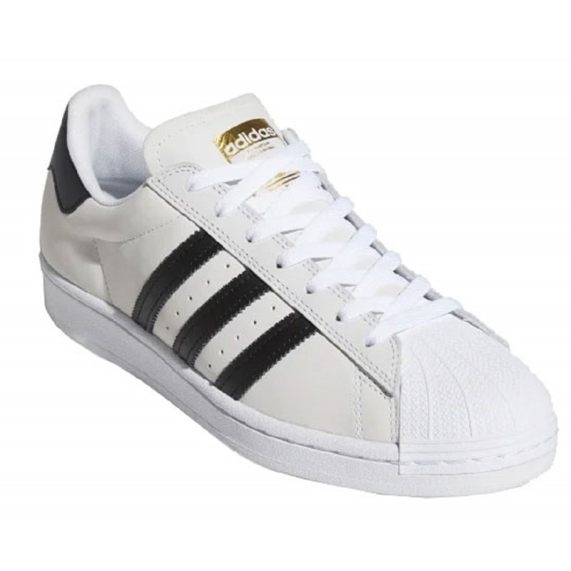 Adidas Skateboarding Superstar ADV White Black Gold 4 US