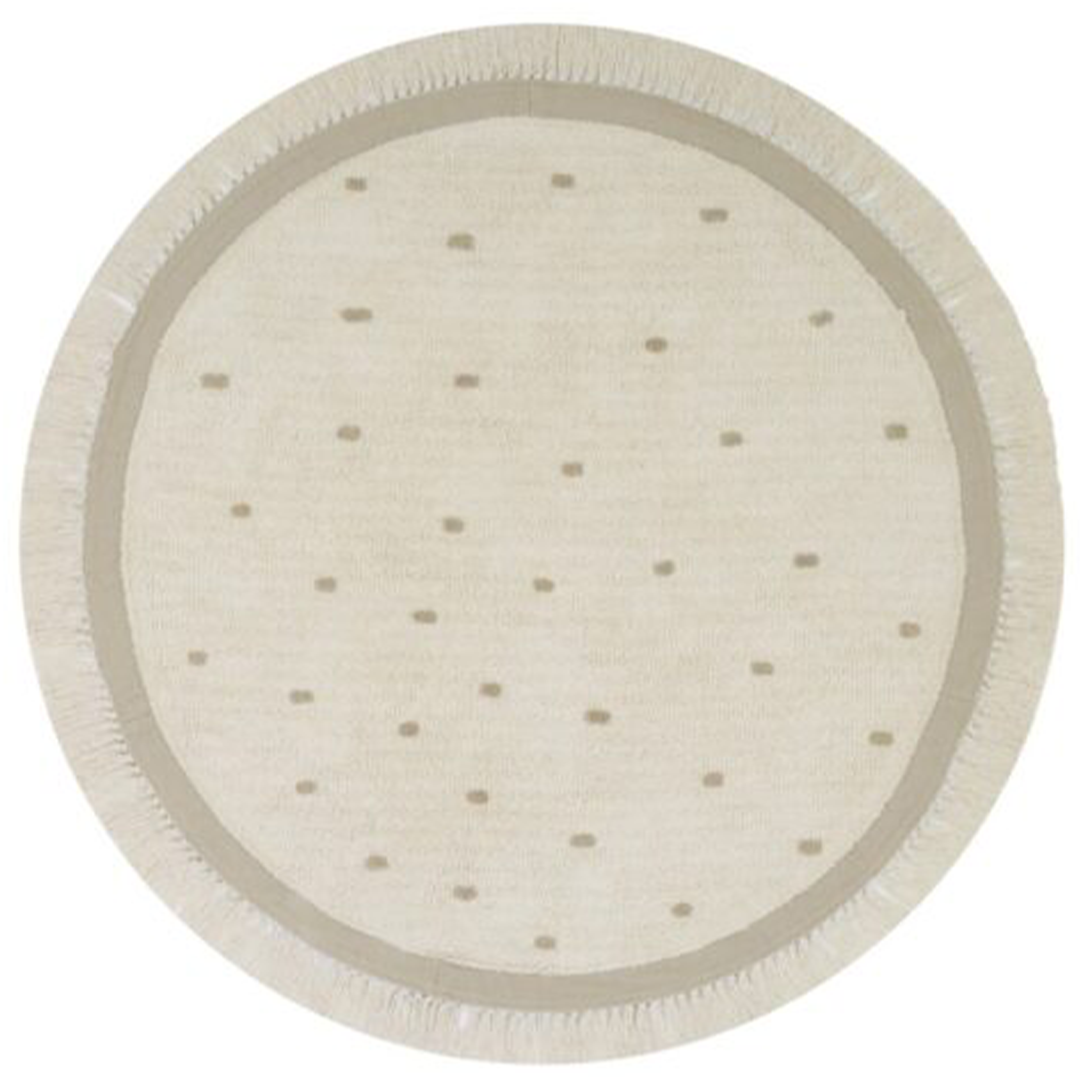 Tapis petit vloerkleed puck - dots - Ø 130 cm