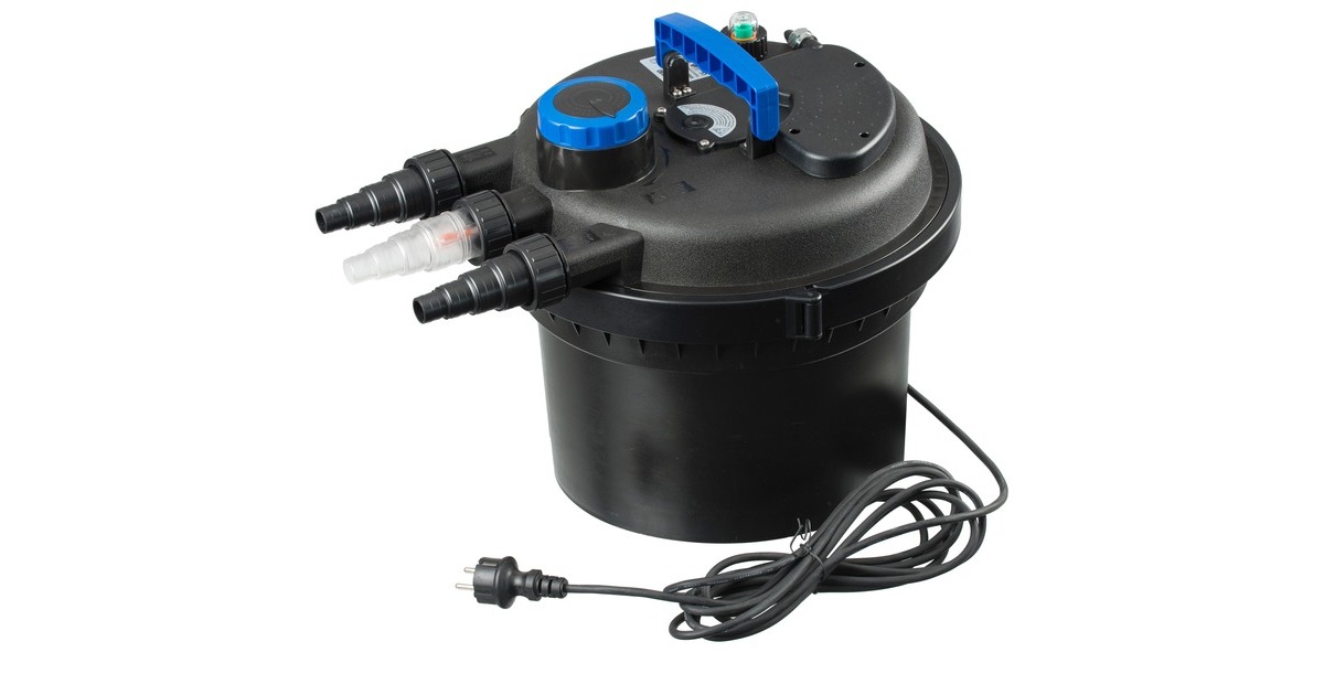 UbbinkBioPressure II-drukfilter 6000 waterfilter  (Zwart, Incl. UVC 9W)