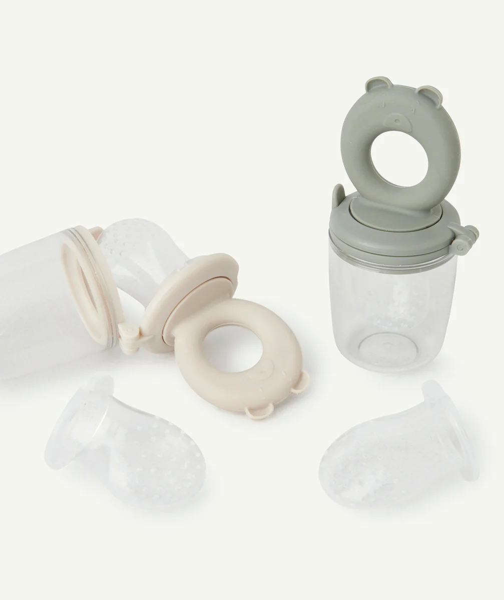 LIEWOODLOT DE 2 NOURRISSEURS MIRANDA EN SILICONE VERT