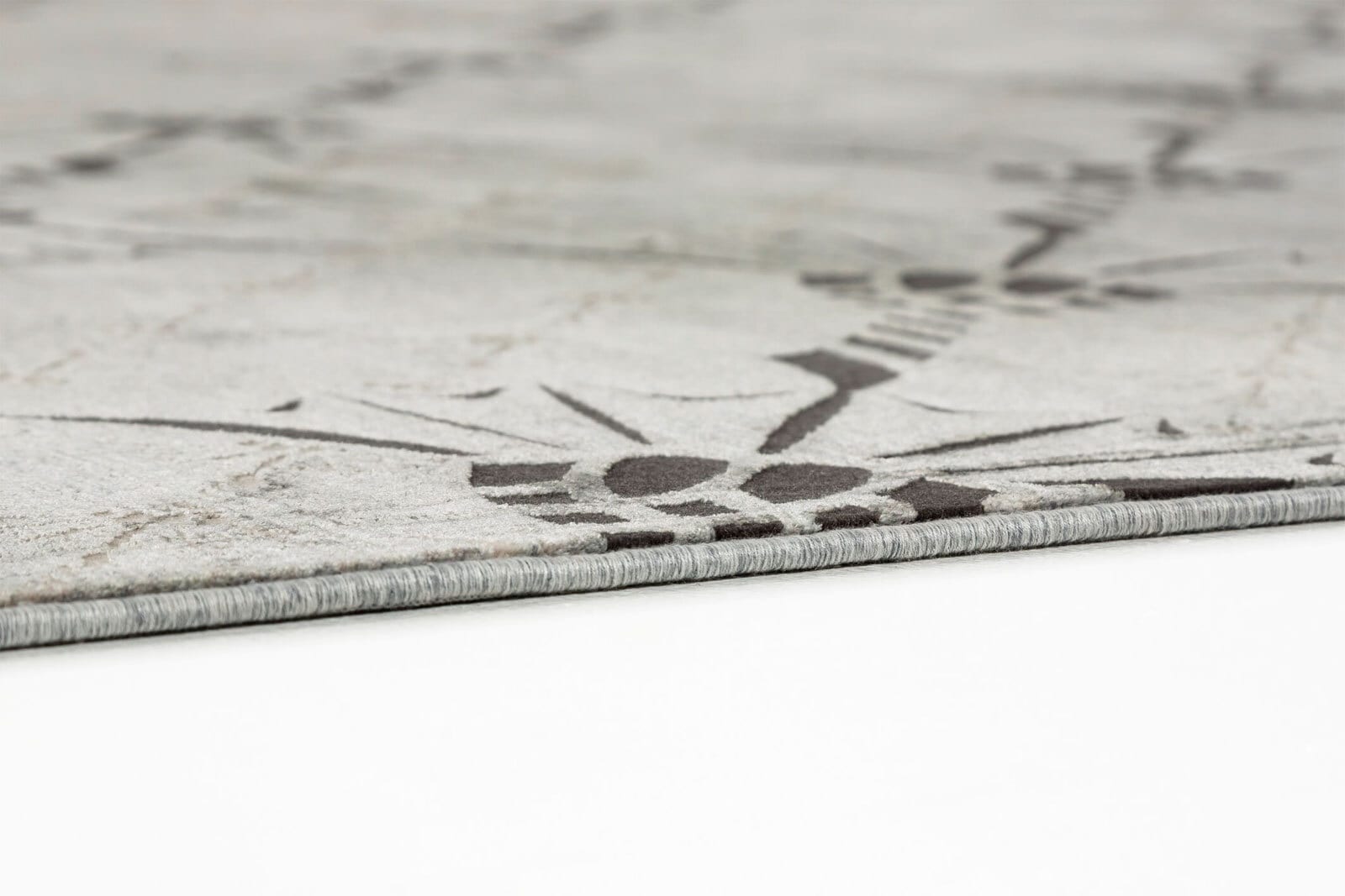 JOOP! Teppich CORNFLOWER DOUBLE 200 x 300 cm silberfarbig