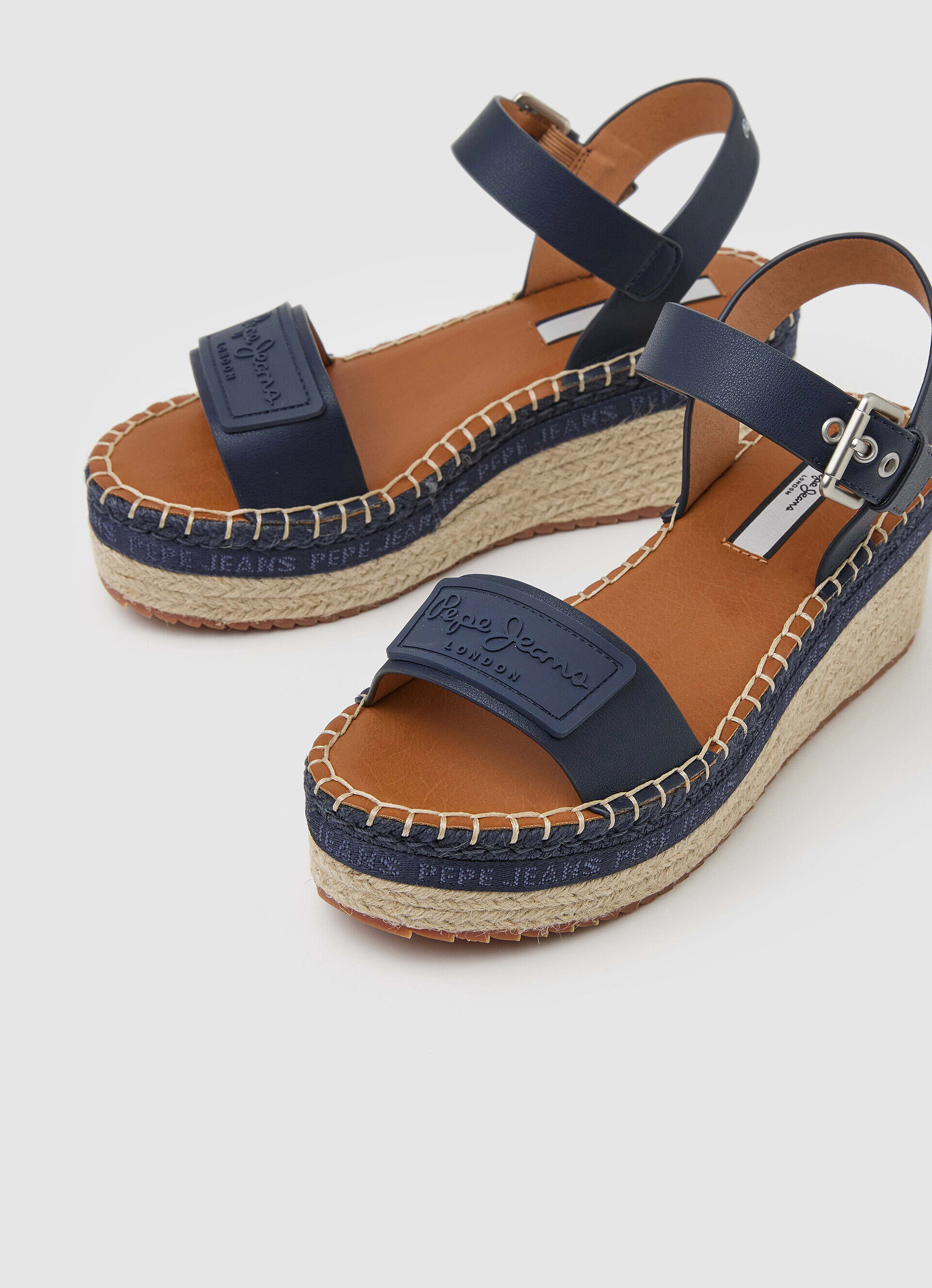 Sandálias de plataforma WITNEY BRAND - azul marinho