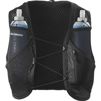 Salomon Active Skin 8 Set Laufrucksack Black / Metal
