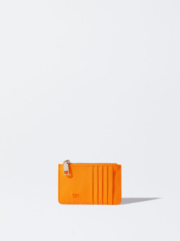 Porta-cartões básico - Laranja