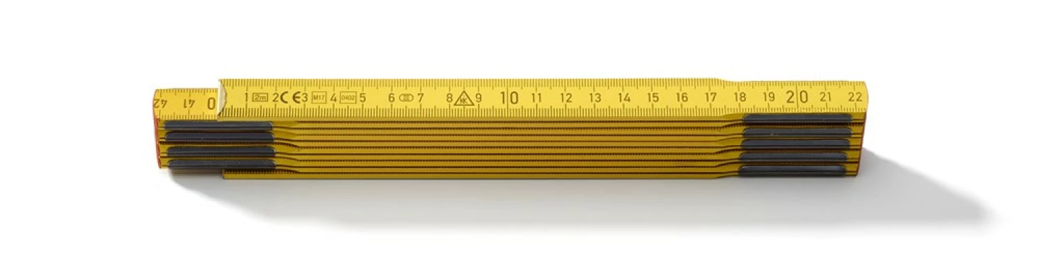 Hultafors P606G DU Duimstok - Hout - Geel - 2m