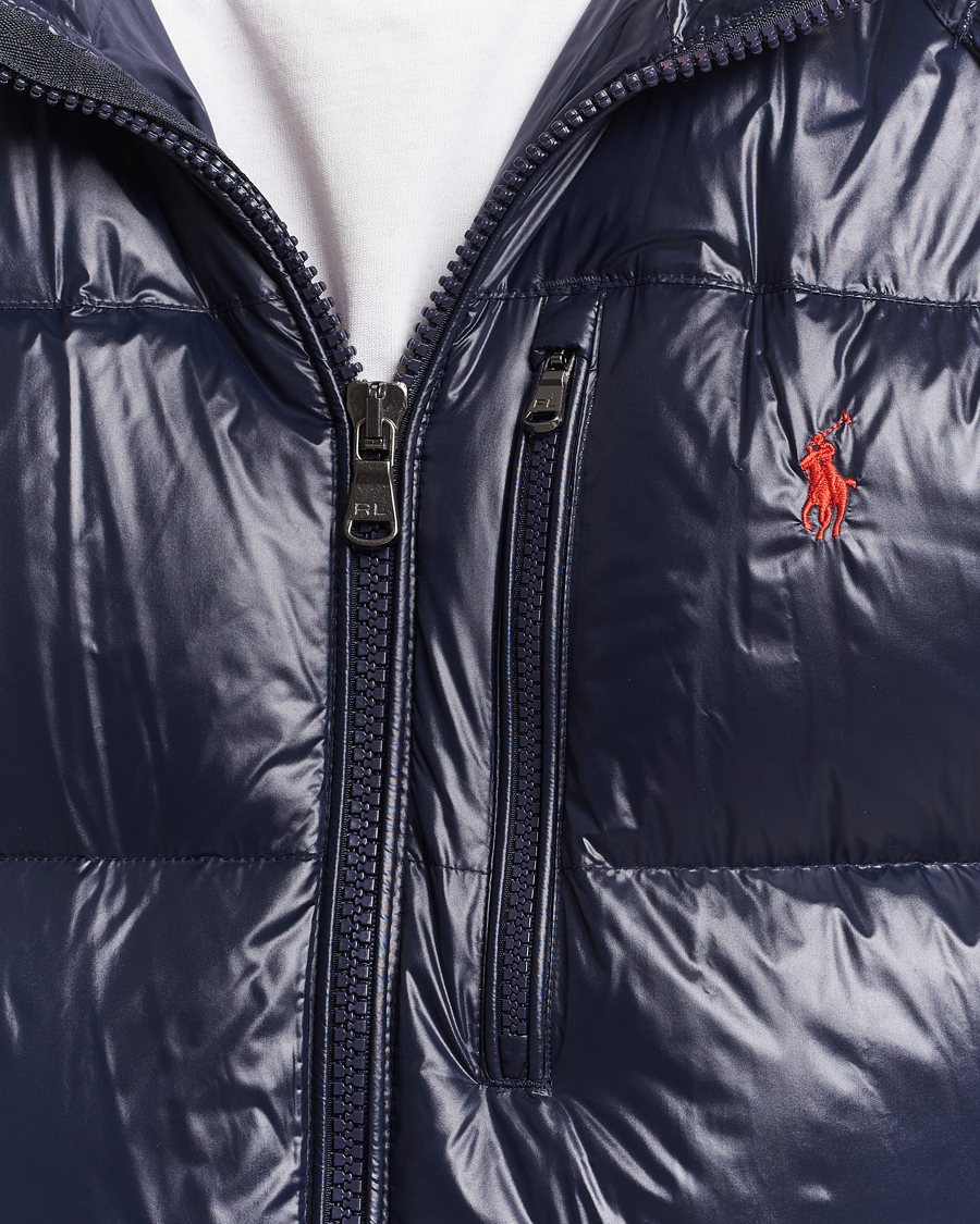 Polo Ralph Lauren Gorham Glossy Down Jacket Collection Navy