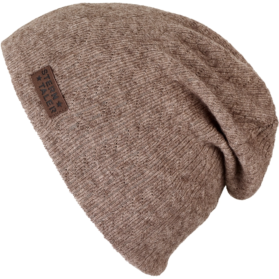 Sterntaler Beanie Struktur braun