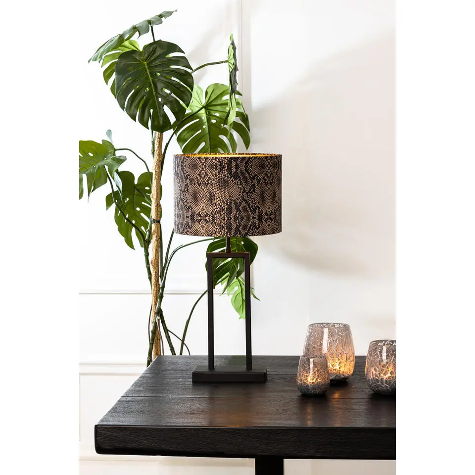 Lampvoet Shiva - Zwart - 20x10x41cm