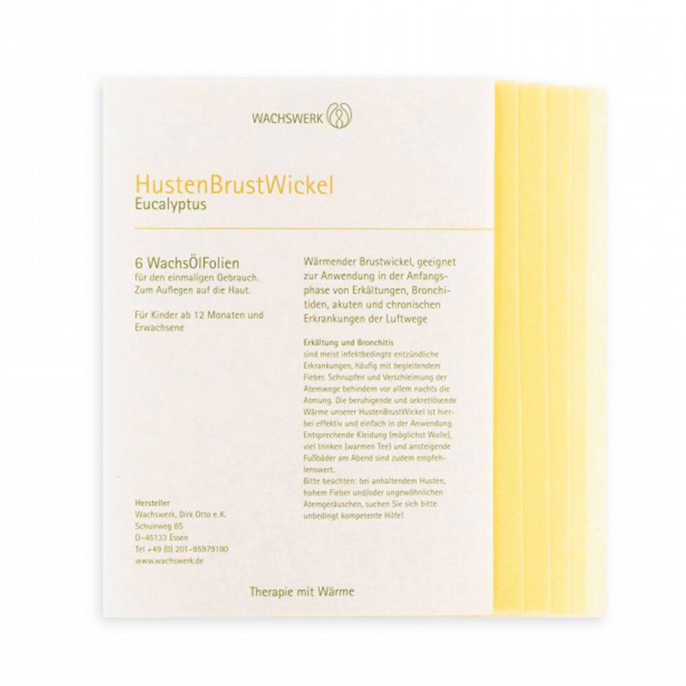 Husten Brust Wickel Eucalyptus