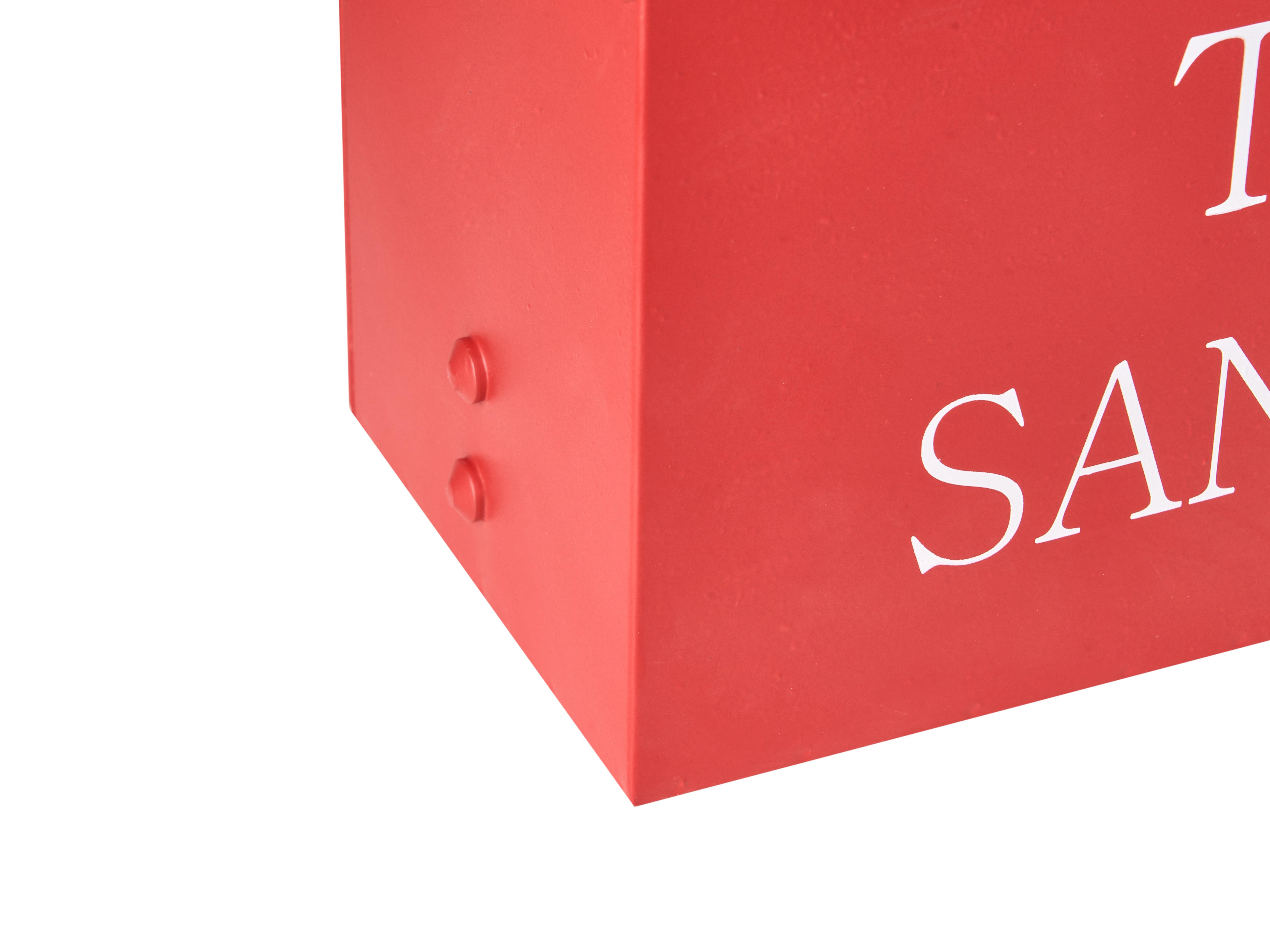 Kerstman-brievenbus FORSSA 30 cm Rood