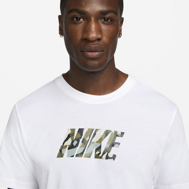 Nike Dri Fit Sport Clash Traenings T Shirt Hvid
