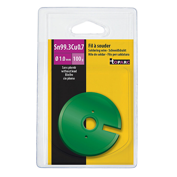 Bobine étain Gys 99,3% Ø1mm, 100g