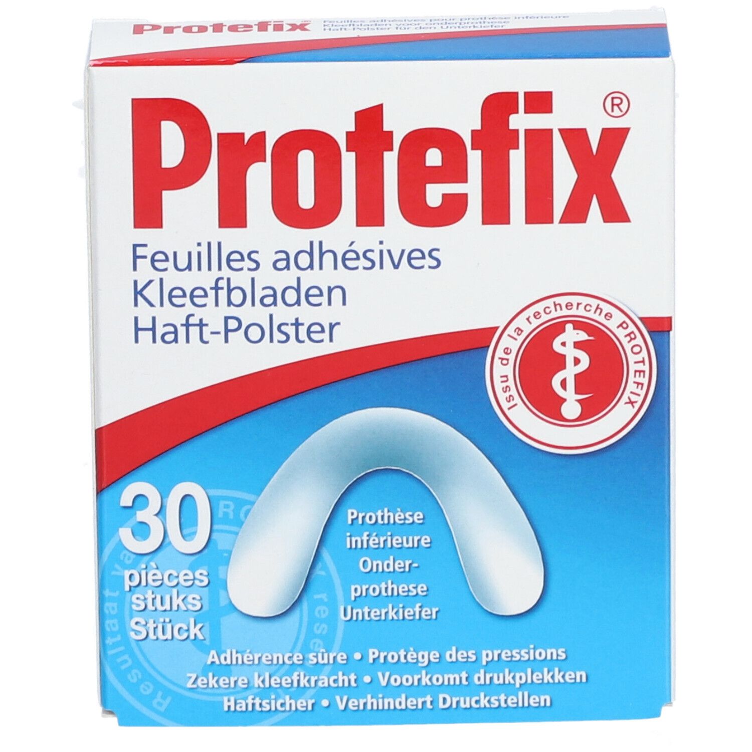 Protefix® Haft-Polster für Unterkieferzahnprothesen