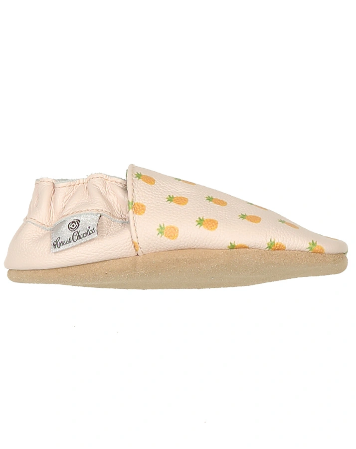Krabbelschuhe PINEAPPLE in pastellrosa